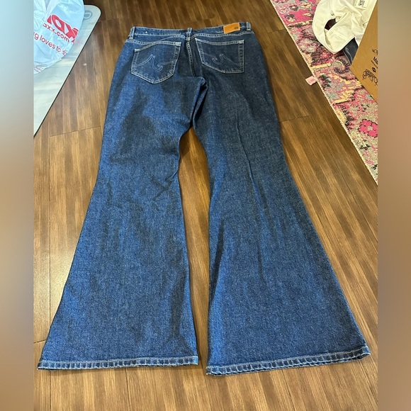 AG jeans Angeline 360 MID-RISE FLARE 360°STRETCH DENIM VBS1D76LABU LAKE BLUE 32R - Picture 9 of 10